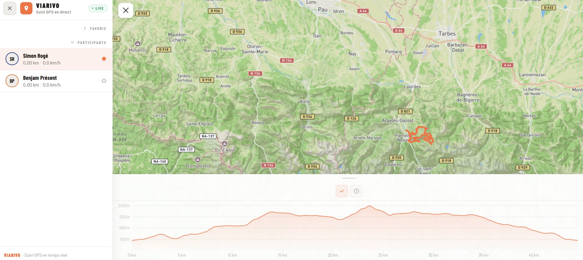Viarivo suivi GPS en direct